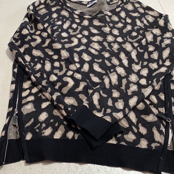 Ricki's Animal Pattern Side Zip Sweater M - Picture 10 of 10